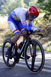 Remco Grasman  wereldkampioen tijdens UCI Wereldkampioenschappen Tijdrijden met 2-SPOKE wielset!